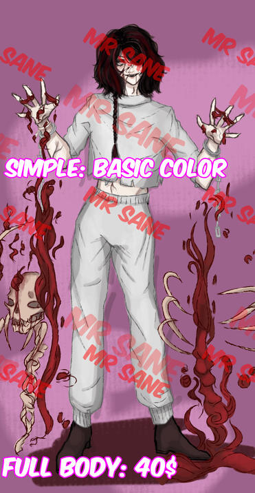 Full body: Simple color